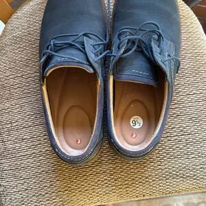 Clarks | Shoes | Clarks Blue Oxfords With Suede Upper And  display picture 1